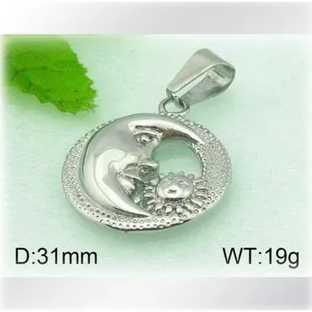 Přívěsek Měsíc a slunko - přívěsek ocelový