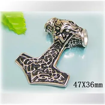 Přívěsek Thorovo kladivo - přívěsek z oceli - varianta 2