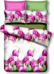 DecoKing Tulip bílé/růžové 200 x 220,…