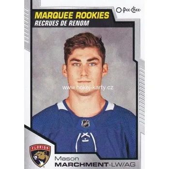 Karetní hra insert RC karta MASON MARCHMENT 20-21 OPC Update Marquee Rookies číslo 628
