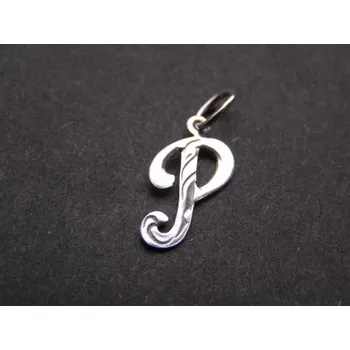 Přívěsek Písmenko P - stříbrný přívěsek