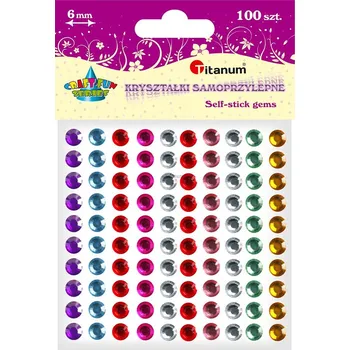 samolepka ST126, Samolepky kamínky, různé velikosti a barvy, 100ks/arch