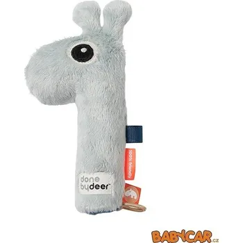 Hračka pro kojence DONE BY DEER chrastítko RAFFI Modrá