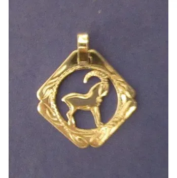 Přívěsek Znamení Kozoroh (v kosočtverci) - stříbrný přívěsek