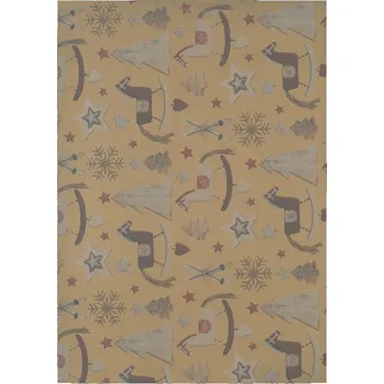 Balící papír Vánoční balicí papír 100x70 48224