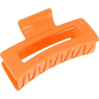 Spona do vlasů - skřipec BASIC obdélníkový 3357-27, oranžové barvy 8000770-2