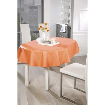 ubrus Ubrus na stůl PEYER SYNTEX oválný meruňkový 140 x 190 cm