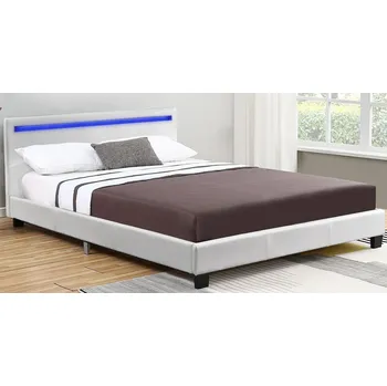 Postel Recenze Čalouněná postel Verona 120 x 200 cm bílá