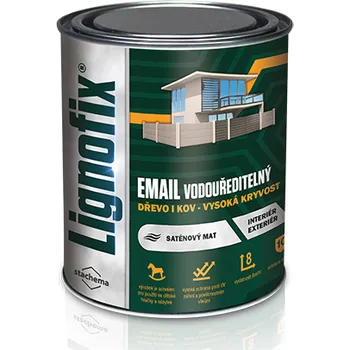 LIGNOFIX EMAIL - Voudouředitelný email na dřevo (4,5 l / čokoládová / 1ks)