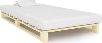 Postel Rám postele z palet 100 x 200 cm borovice