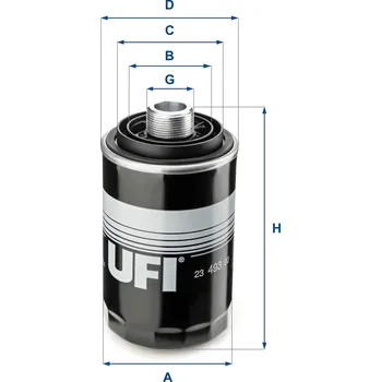 Olejový filtr Olejový filtr UFI 23.493.00