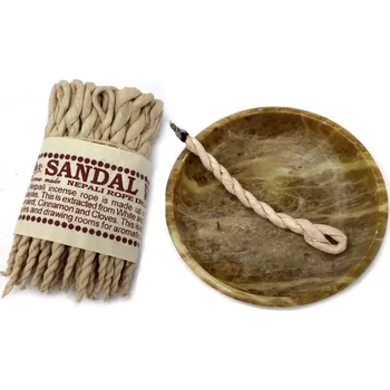 Vonná tyčinka Tibettian Nepálské Bylinné Vonné Provázky - Santalové Dřevo a Koření - 50 ks