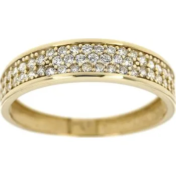 Prsten Zlatnictví U Kostela Zlatý prsten s bílými zirkony 7290 56 3305-20964443