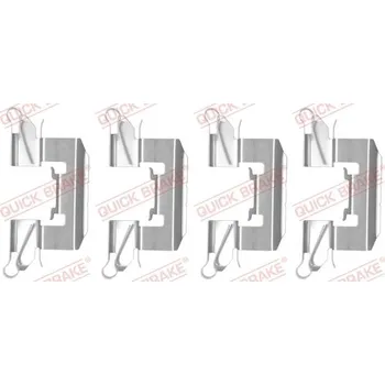 Brzdový systém Sada příslušenství obložení kotoučové brzdy QUICK BRAKE 109-1772