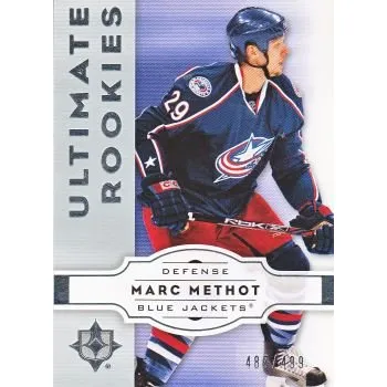 Karetní hra insert RC karta MARC METHOT 07-08 UD Ultimate Ultimate Rookies /499