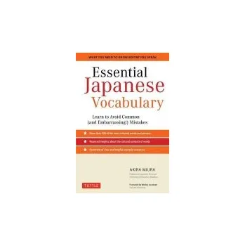 Cizojazyčná kniha Essential Japanese Vocabulary - Miura, Akira