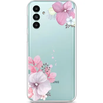 Pouzdro na mobilní telefon Kryt Samsung A13 5G Violet Blossom (obal neboli pouzdro na Samsung A13 5G)