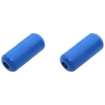 Tkaničky do bot Kulatá šroubovací spona na tkaničky kovová - Světle modrá