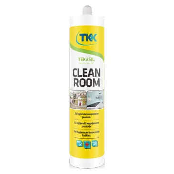Průmyslové lepidlo TEKASIL Clean Room - pro čisté prostory (kartuše 300 ml / bílá / 1ks)