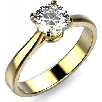 Prsten Zlatý prsten se zirkonem