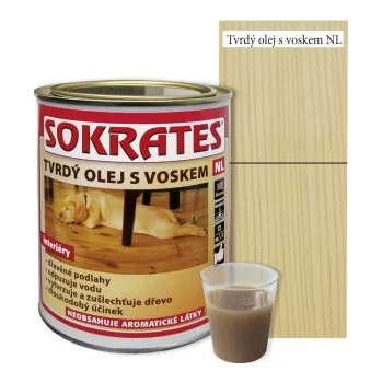 barva a nátěr na dřevo Sokrates Tvrdý olej s voskem NL 0,6l Buk 112