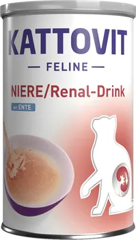 Krmivo pro kočku KATTOVIT Drink Renal Duck 135 ml
