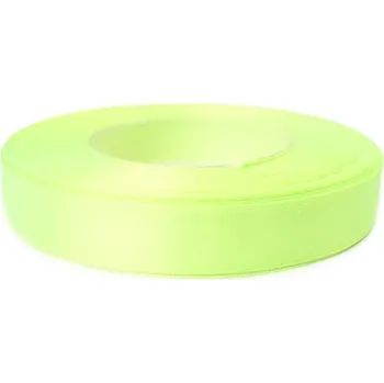 Stuha Saténová stuha neonová zelená 12mm (Saténová stuha neonová zelená 12mm)