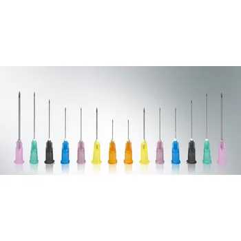 Injekční jehla Chirana Jednorázové jehly, 100 ks Jehly: 0,7 x 50 mm, 22G x 1 1/2", černá