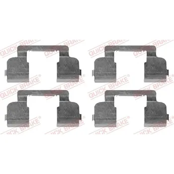 Brzdový systém Sada příslušenství obložení kotoučové brzdy QUICK BRAKE 109-1698