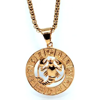 Náhrdelník Steel Edge Náhrdelník se znamením WJHN3093 Rak