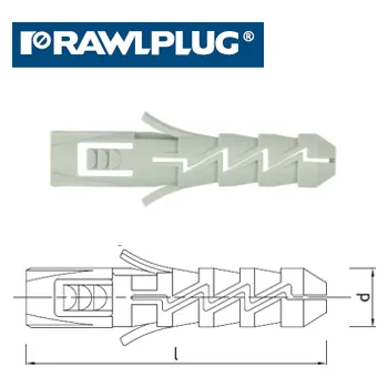 Hmoždinka FIX-N Rozpěrná nylonová hmoždinka bez límce (R-FIX-N-10 / 10 x 50 mm / 100ks)