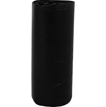 Pytle na odpadky sáček do koše 480x580 mm, 6my, 30l - černý (50 ks/role)