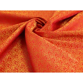 HEDVA ČESKÝ BROKÁT Luxusní brokát 160 51324 TROJLÍSTEK VELKÝ červená | 13