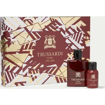 Parfém Trussardi Trussardi Uomo The Red SET: Toaletní voda 50ml + Mýdlo na fúzy a bradu 50ml Pre mužov Toaletní voda