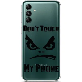 Pouzdro na mobilní telefon Kryt Samsung A04s Don´t Touch průhledný (obal neboli pouzdro na Samsung A04s)