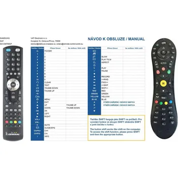 Dálkový ovladač General SAMSUNG GX-CM700CF - náhradní dálkový ovladač