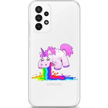 Pouzdro na mobilní telefon Kryt Samsung A23 5G Rainbow Splash (obal neboli pouzdro na Samsung A23 5G)