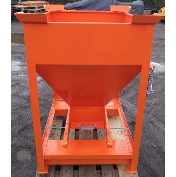 Zahradní stavba Výsypný silo kontejner pro VZV a jeřáb typ 2058 300 lt.