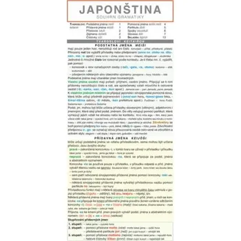 JAPONŠTINA souhrn gramatiky - Zinková Zdeňka