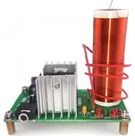 Teslův transformátor s audio modulací