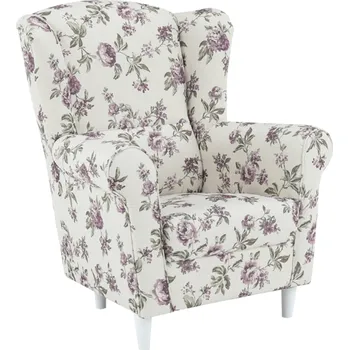 Křeslo Křeslo ušák CHARLOT látka rose 18