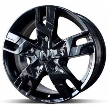 Alu kolo Ronal R64 FullBlack 7x17 5x160 ET53