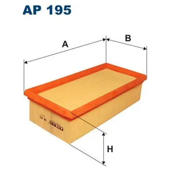 Vzduchový filtr Vzduchový filtr, , 1350900501, 1500A045, 8200792661, FILTRON, AP 195