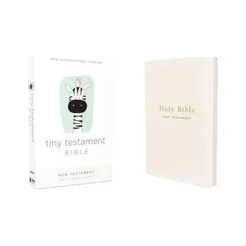 Niv, Tiny Testament Bible, New Testament, Leathersoft, White, Comfort Print (EN)