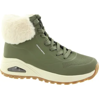 Dámská zimní obuv SKECHERS Dámský zelený kotník 167274-OLV-365 Velikost 36