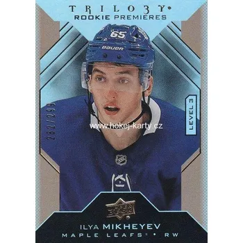 Karetní hra insert RC karta ILYA MIKHEYEV 19-20 Trilogy Rookie Premieres /299