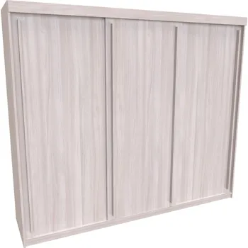 Šatní skříň Skříň MERKUR XXL Dekor: Jasan šedý