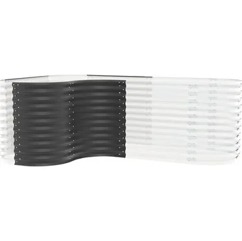 Vyvýšený záhon Rozšíření pro vyvýšený záhon Vitavia 858 Curve černý rohové