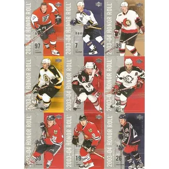 Sběratelská karetní hra řadová karta JASON SPEZZA 03-04 Honor Roll