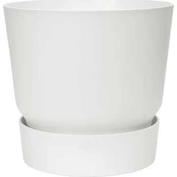 Obal na květináč Obal Greenville Round - white 25 cm